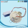 Nouvelle promotion en acier inoxydable downlight 5w conduit plafond encastré plafond lumière pour logement ou centre commercial